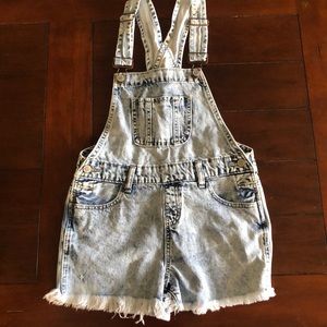 RSQ Gils size L denim overalls